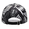 100% Polyester Black Baseball Cap Custom Full Sublimation Printing Baseball Hat