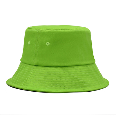 Fashion Cotton Bucket Hat 58cm Embroidered Bucket Cap Custom Logo