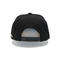 High Quality Blank Black Custom3D Embroidery Letters 6 Panel Flat Bill Snapback Hats Caps