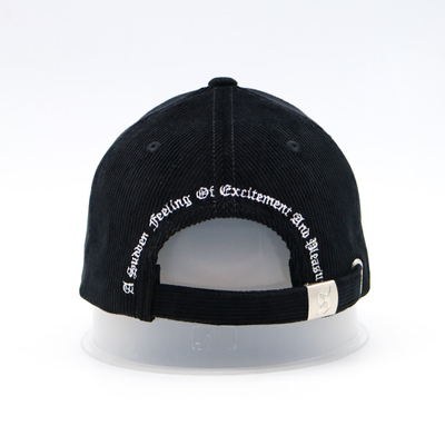 Adjustable Strap Embroidered Baseball Caps Curved Shape Headgear For Business Leisure