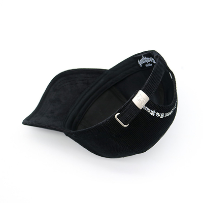 Adjustable Strap Embroidered Baseball Caps Curved Shape Headgear For Business Leisure