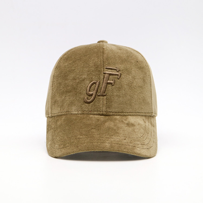 Custom Color Embroidered Curved Baseball Caps Cotton Material
