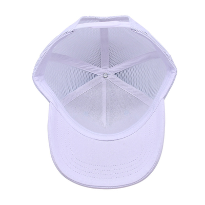 Customization 5 Panel Trucker Cap 3D And Plate Logo Colorful
