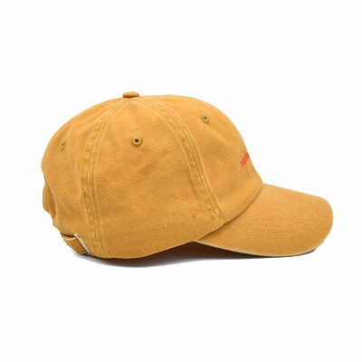 Blank Unstructured Cotton Washed Distressed Dad Hats 6 Panel Custom Embroider