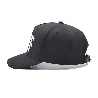 5 Panel 100% Polyester Baseball Cap Crown Structured Custom Logo