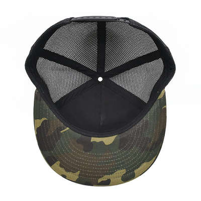 Five Panel Outdoor Baseball Cap Men'S Tactical Camouflage Sport Trucker Cap