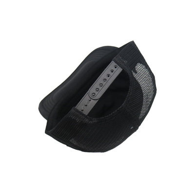 Fashion Outdoor National Tide Style Flat Brim Trucker Hats With Embroidered Logo 6 Eyelets