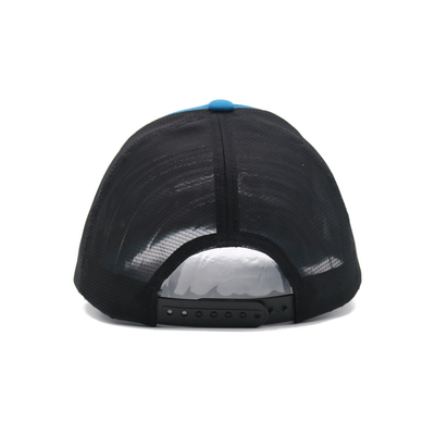 High Profile 5 Panel Trucker Cap Pre Curved Visor For Outdoor Activities