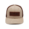 Customized High Grade Mesh Trucker Cap Leather Patch Baseball Cap