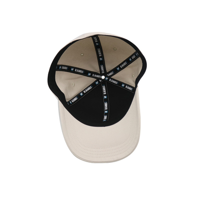Customized 6 Eyelets Cotton Baseball Cap Reinforced Seams Elastic Closed Cap