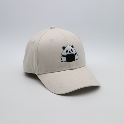 Customized 6 Eyelets Cotton Baseball Cap Reinforced Seams Elastic Closed Cap