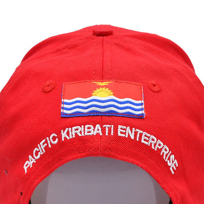 Constructured 6 Panel Baseball Cap With Curved Visor Custom Logo