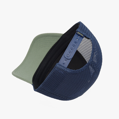 Fashion Cotton And Polyester Mesh 6 Panel Trucker Cap Embroidered Logo