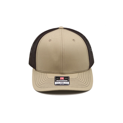Adjustable Size Blank Contrast 6 Panel Trucker Cap Cotton Sweatband