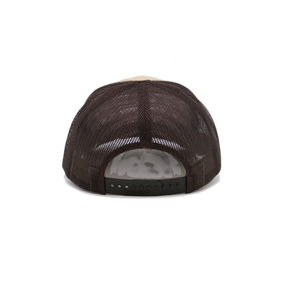 Adjustable Size Blank Contrast 6 Panel Trucker Cap Cotton Sweatband