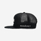 Pre Curved Visor Black Trucker Cap Gorra Mesh 3d Embroidery Trucker Hats Custom Logo