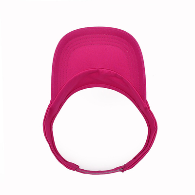 55cm Sports Sun Visor Hats Adjustable Athletic Visor Cap For Men Women