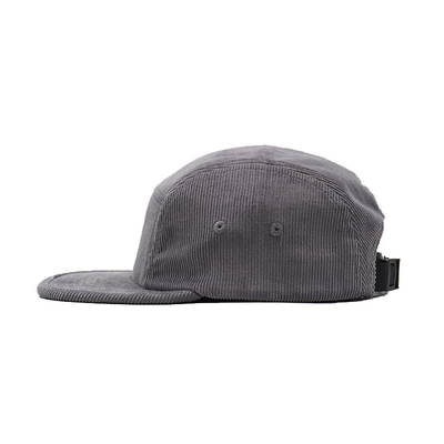 Cotton Corduroy Unstructured 5 Panel Camper Cap For Outdoor Running