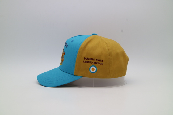 Factory custom cotton embroidery five-panel baseball cap custom wholesale baseball cap factory