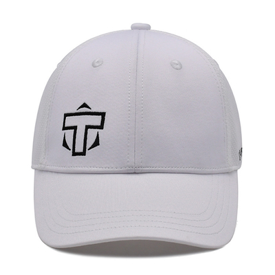 Six-Panel Customized Baseball Cap with Match The Fabric Color Stitching and Embroidered Logo