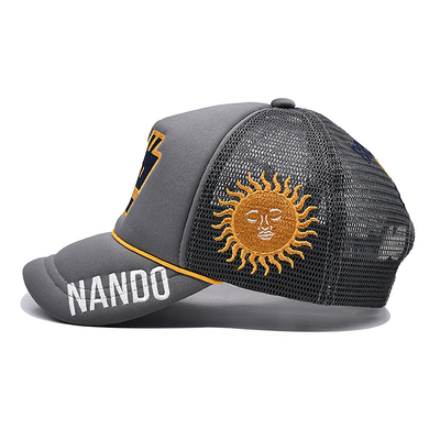 wholesale custom foam mesh logo printing embroidery trucker hat 5 panel camo blank baseball golf sport caps gorras