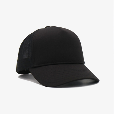 Trucker Cap With Custom Logo 5 Panel Travel Sports Baseball Caps Mesh Men High Quality Plain Foam Blank Truck