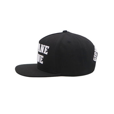 3D Embroidery Snapback Flat Brim Hat  Flat BrimHats Design Your Own Snapback Cap/Hat