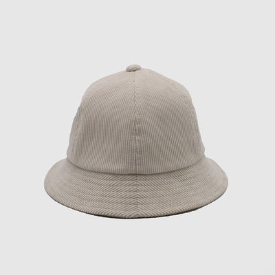 Latest Fashion  Daily Cartoon Embroidery Cotton Fisherman Hat Outdoor Sun Protection Beige Corduroy Bucket Hat