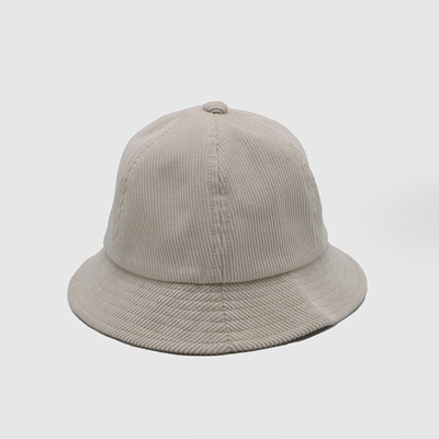 Latest Fashion  Daily Cartoon Embroidery Cotton Fisherman Hat Outdoor Sun Protection Beige Corduroy Bucket Hat