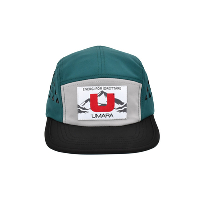 100% Polyester 5 Panel Laser Cutting Camper Gorra Cap With Woven Label