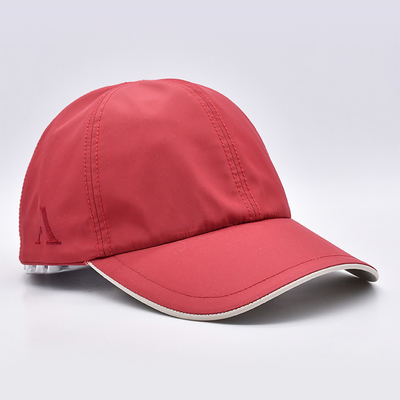 Custom Quick Dry UV/UPF ,Sunscreen Running Cap,Lightweight 6-Eyelets Breathable Sport Polyester Cap