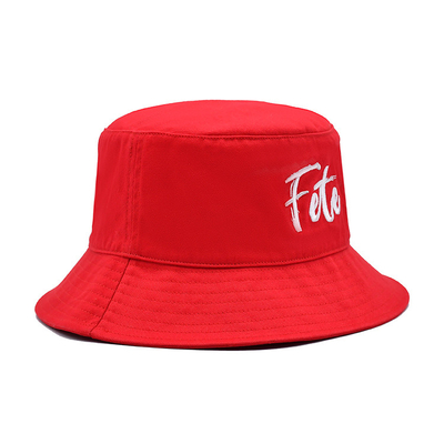 Manufacturer sells Bucket hat directly, cotton, custom logo, embroidery, sunshade