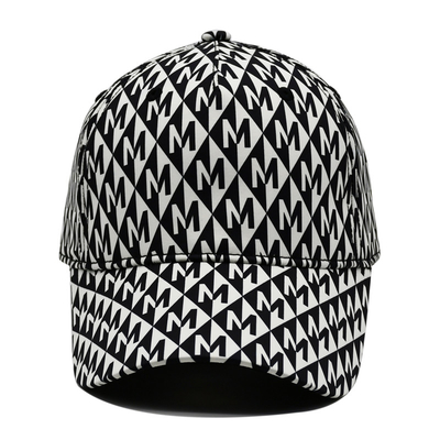 Customized Flat Embroidery Golf Hat Snapback Nylon Webbing Metal Buckle