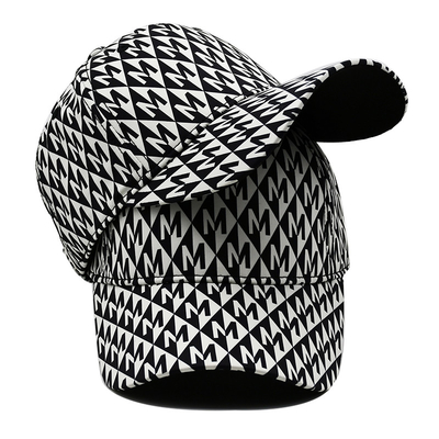 Customized Flat Embroidery Golf Hat Snapback Nylon Webbing Metal Buckle