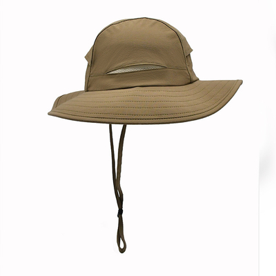 Unisex Summer Outdoor Boonie Hat High Middle Crown