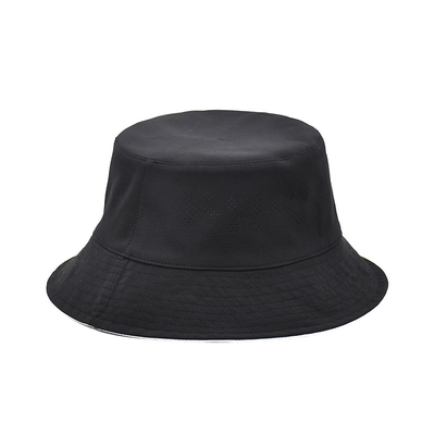 100g-150g Cotton Stone Washed Summer Sun Boonie Bucket Hat Safari Wide Brim Foldable Double Sided Khaki Custom Colors