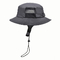 100g-150g Cotton Stone Washed Summer Sun Boonie Bucket Hat Safari Wide Brim Foldable Double Sided Khaki Custom Colors