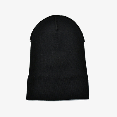 Customized Knit Beanie Hats With Embroidery Blank Pattern Acrylic Polyester Material