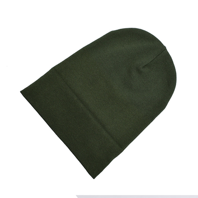Custom Logo Winter Beanie Hats 58CM Casual For Men And Women Warm Cozy Knitted Cuffed Skull Cap