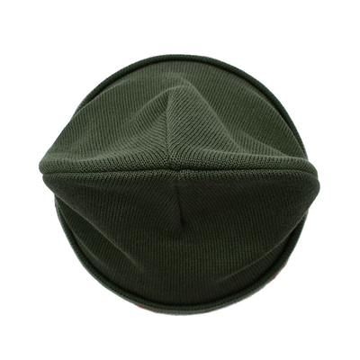 Custom Logo Winter Beanie Hats 58CM Casual For Men And Women Warm Cozy Knitted Cuffed Skull Cap