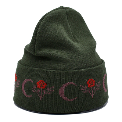 Custom Logo Winter Beanie Hats 58CM Casual For Men And Women Warm Cozy Knitted Cuffed Skull Cap