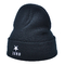OEM Polyester 58CM Knit Beanie Hats With Custom Embroidery logo