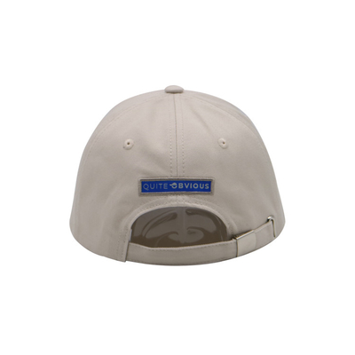 6 Panel Constructured Cotton Baseball Cap With 6 Eyelets And Embroidery logo