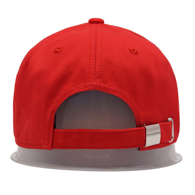 Adjustable Strap 6 Panel Baseball Cap With 6 eyelet Reinforced Seams custom logo