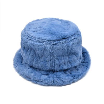 Thickened Plush Bucket hat Fashion Leisure Autumn Winter Warm Bucket Cap New Outdoor Basin Cap