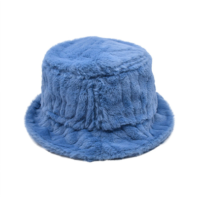 Thickened Plush Bucket hat Fashion Leisure Autumn Winter Warm Bucket Cap New Outdoor Basin Cap