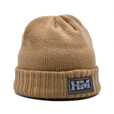 Autumn and Winter Solid Color Woolen Hat Cold proof, Fashionable, and Warm Customized Logo beanie Hat