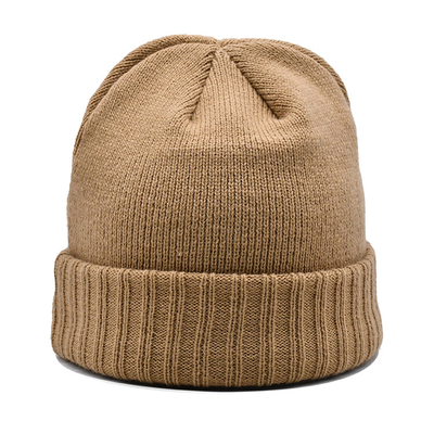 Autumn and Winter Solid Color Woolen Hat Cold proof, Fashionable, and Warm Customized Logo beanie Hat