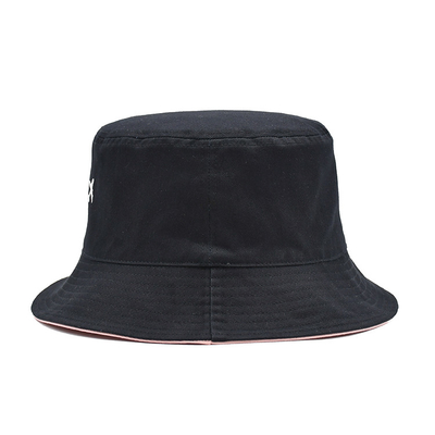 Doule side Cotton Fisherman Bucket Hat for Outdoor Activities