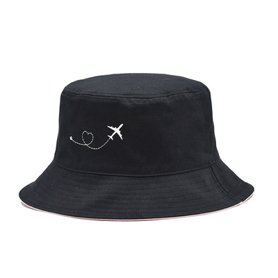 Doule side Cotton Fisherman Bucket Hat for Outdoor Activities